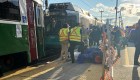 Más de 20 heridos tras choque de trenes en Boston
