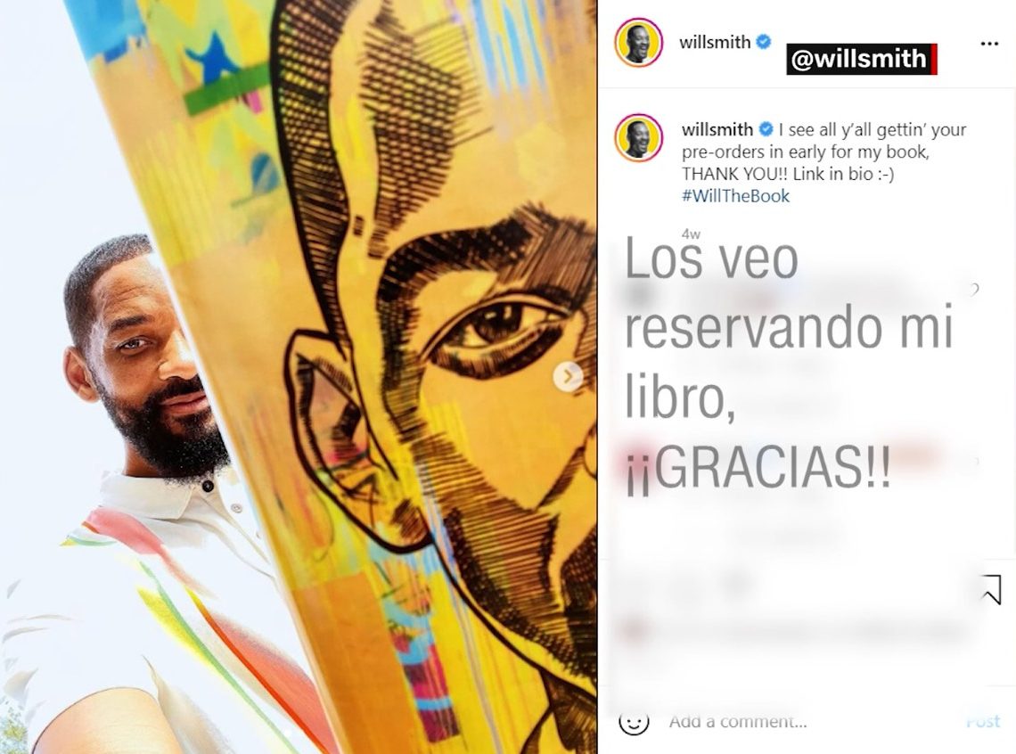 Will Smith shares details of “Will”, his autobiography