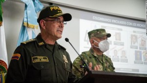 Jefe de la Policía Nacional de Colombia, General Jorge Vargas