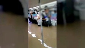Metro China inundaciones