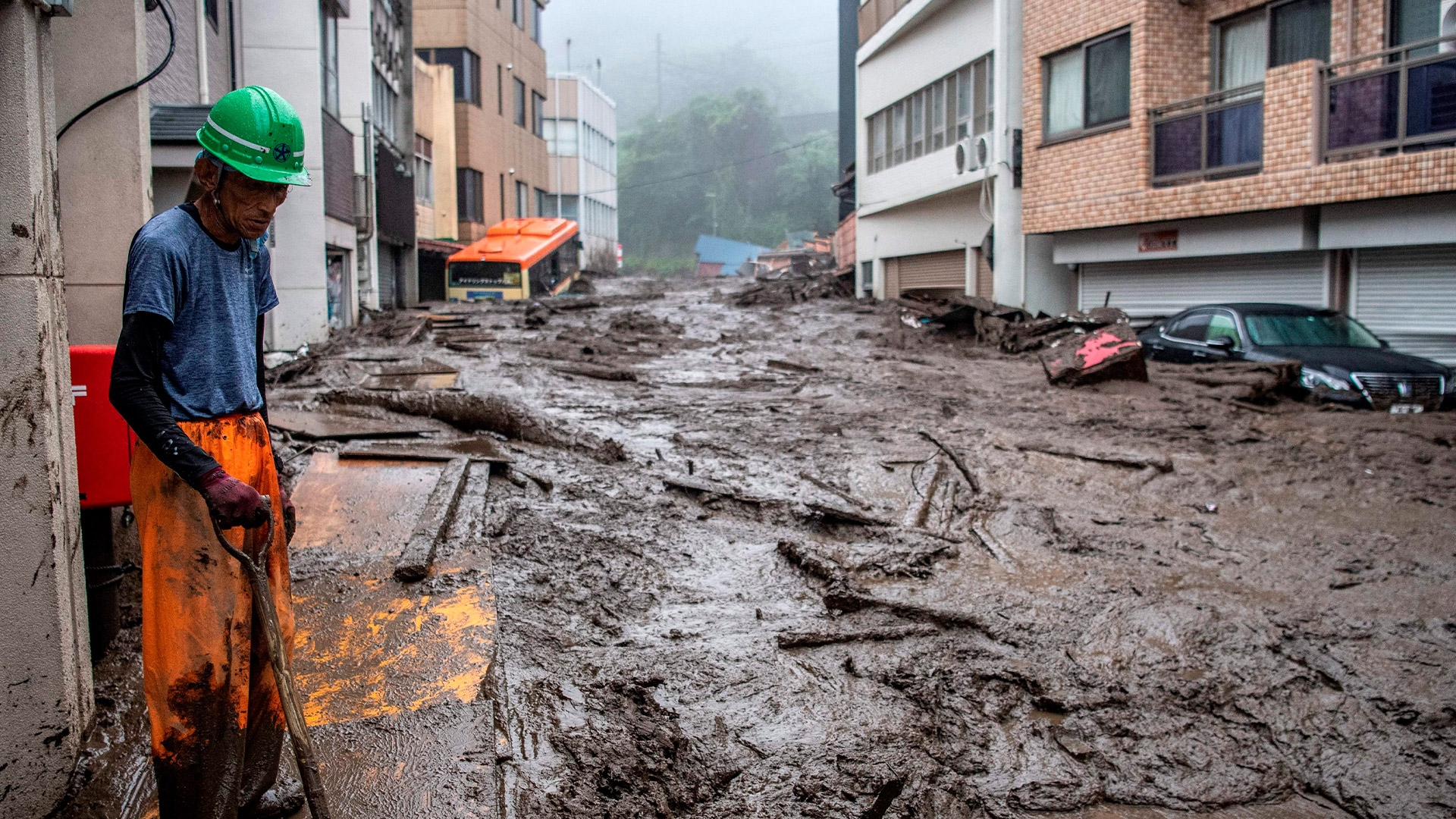 20 people are missing and 2 are dead in Japan due to landslides