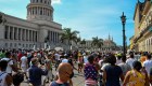 Miles de manifestantes protestaron en Cuba en julio de 2021