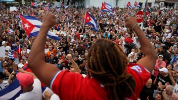 “Libertad e intervención”, el grito de los cubanos en Miam