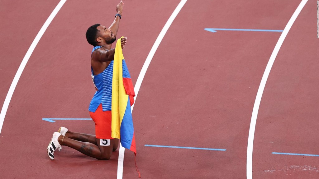 Historical medal for Colombia in athletics