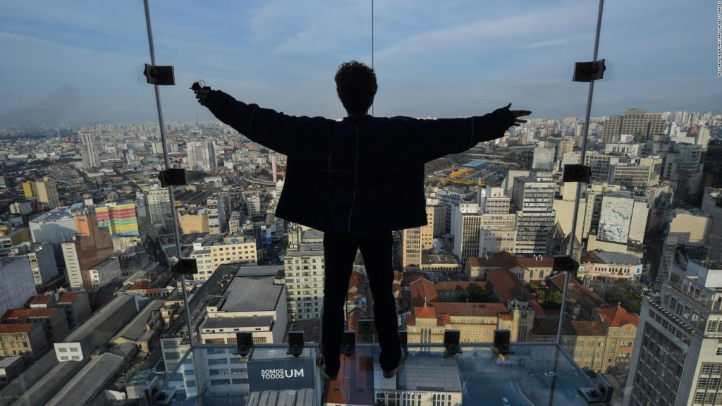 Un mirador en Brasil no apto para personas con vértigo