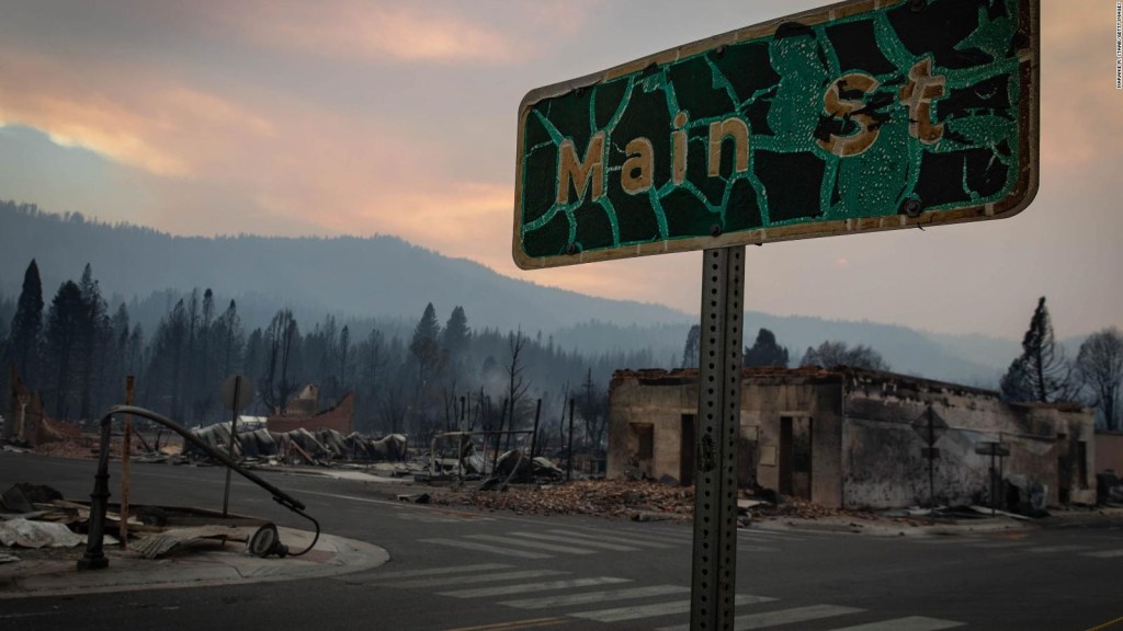 Así quedó esta ciudad en California tras incendio Dixie