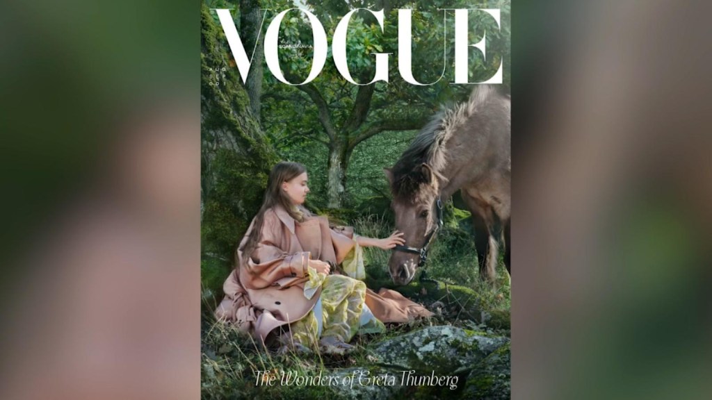 Greta Thunberg es portada de Vogue Escandinavia