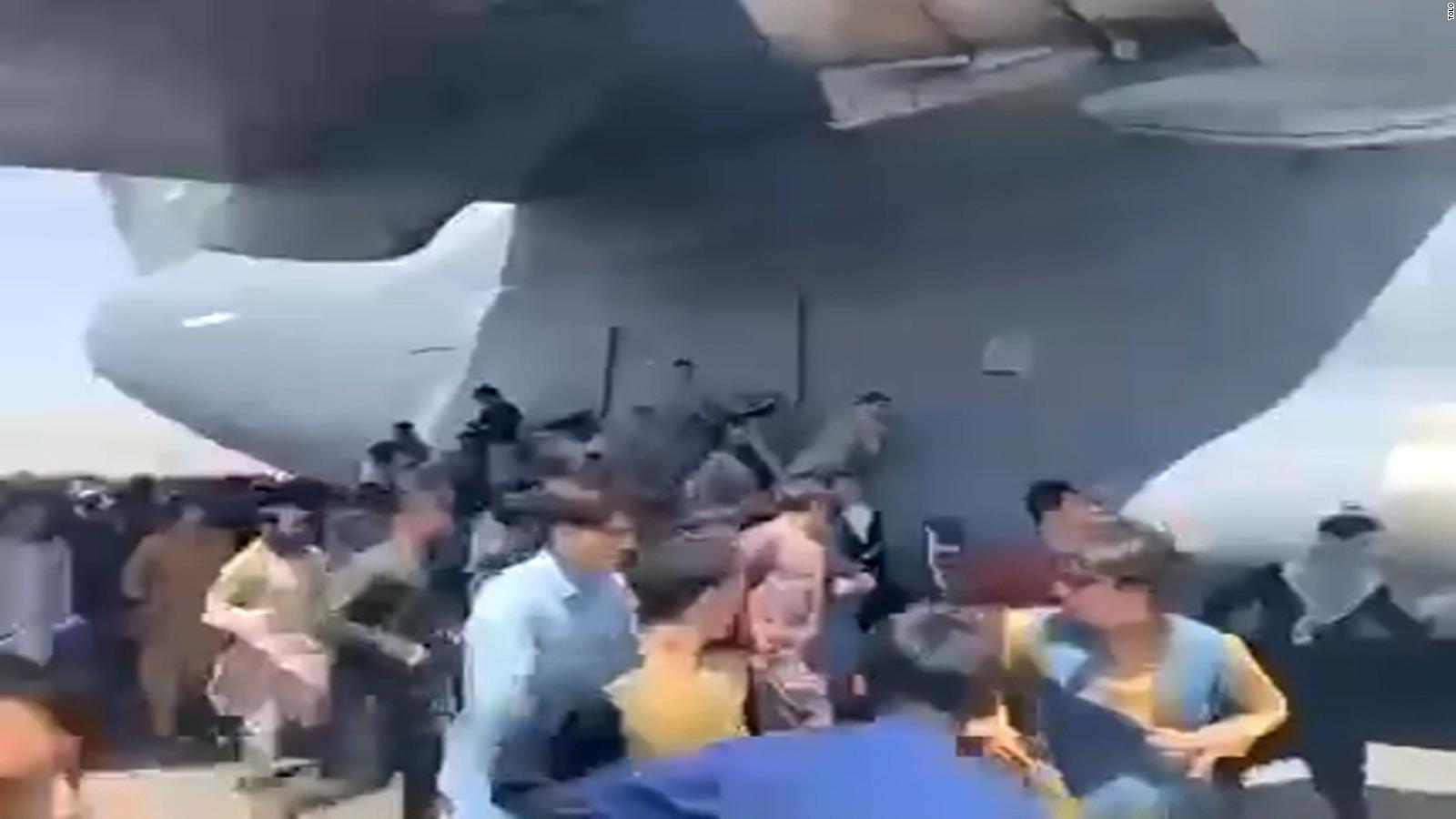 Chaos and shooting at Kabul airport as the Taliban take ...