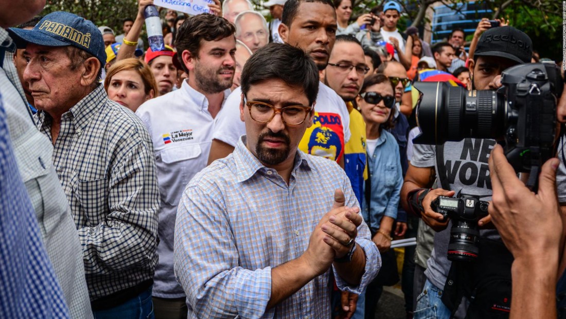 Liberan al opositor Freddy Guevara en Venezuela