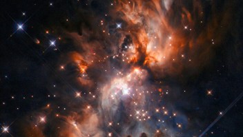 Así se ve un vivero de estrellas en el espacio