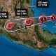 Grace se convertiría en huracán categoría 2 en México