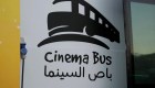 Cine sobre ruedas en Ciudad de Gaza