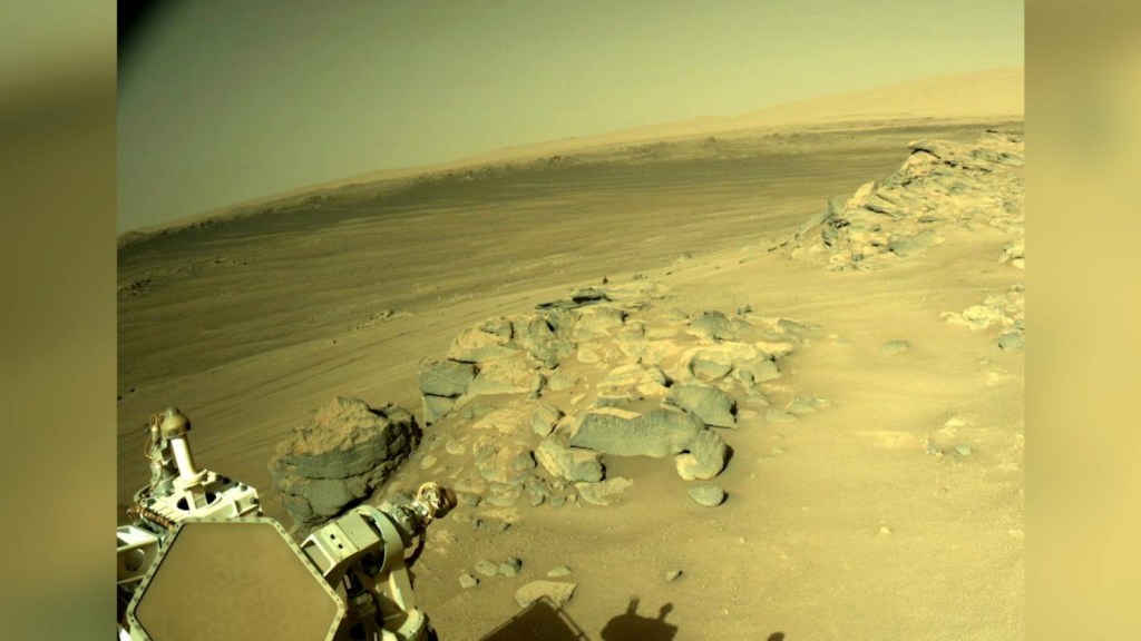 NASA shares image of Mars' rocky landscape