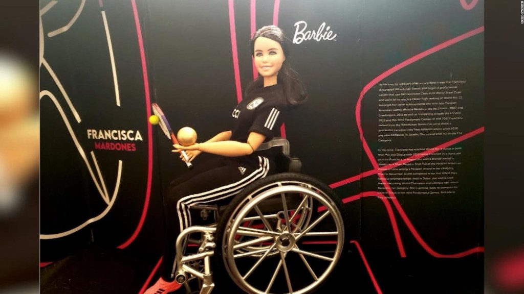 Check out the athlete-inspired wheelchair Barbie