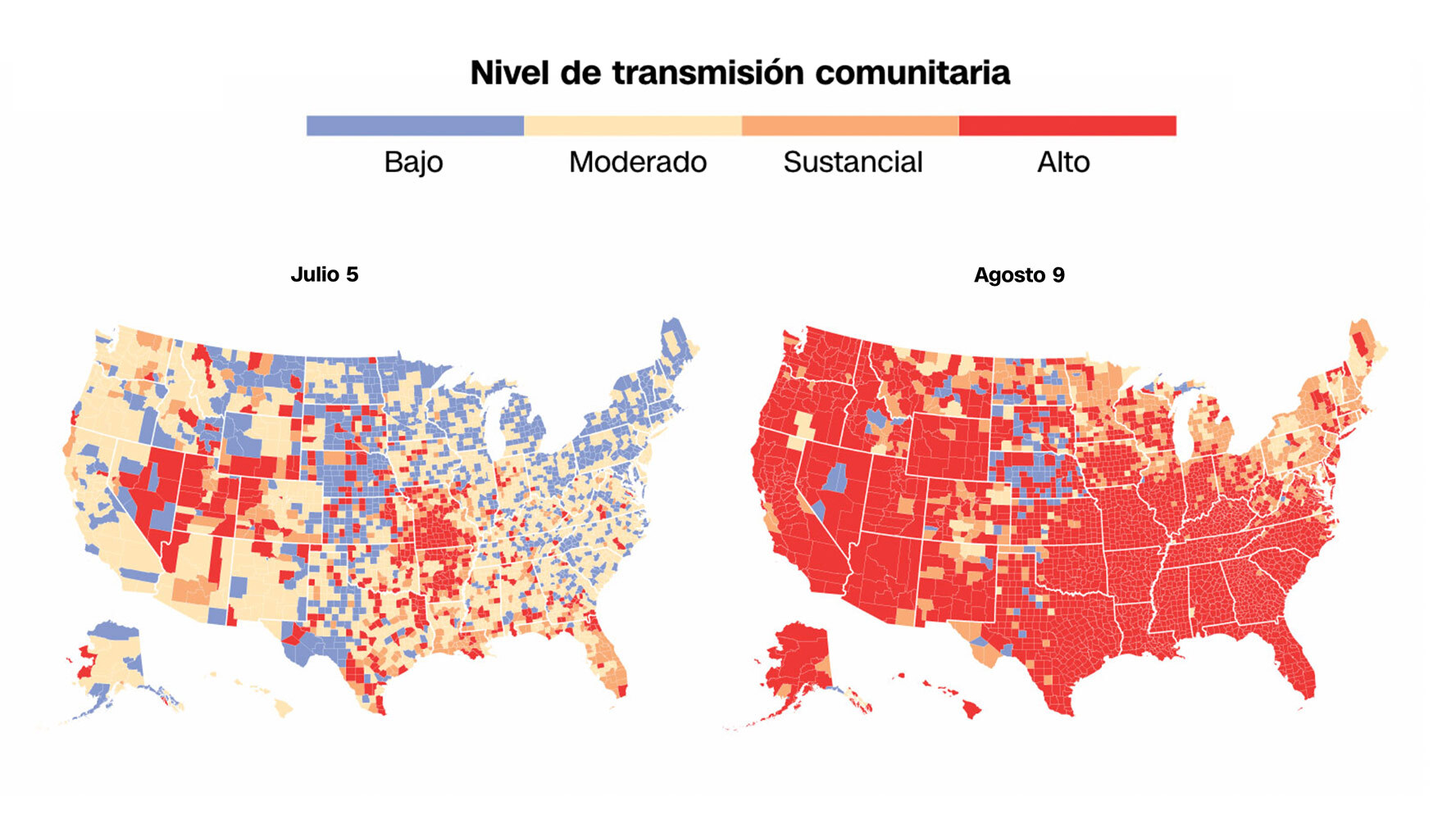 maps-show-how-quickly-covid-19-hit-the-us-again-archyde