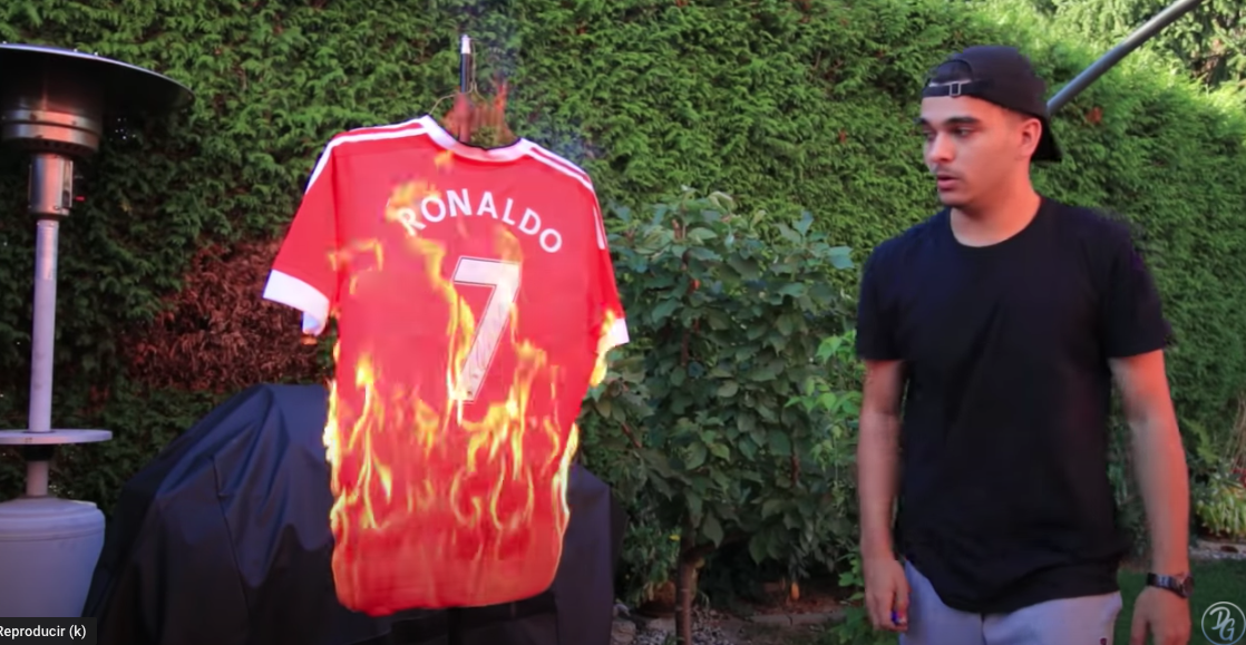 La verdad video viral la quemada de Cristiano Ronaldo