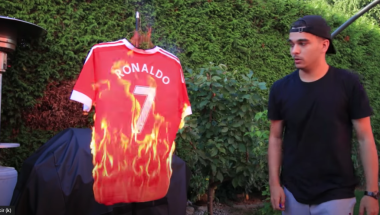 verdad sobre el viral de la camiseta quemada de Cristiano Ronaldo