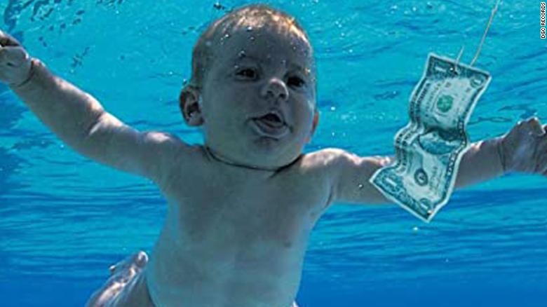 nirvana nevermind cover baby