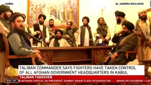  Talibanes aparecen dentro del palacio presidencial