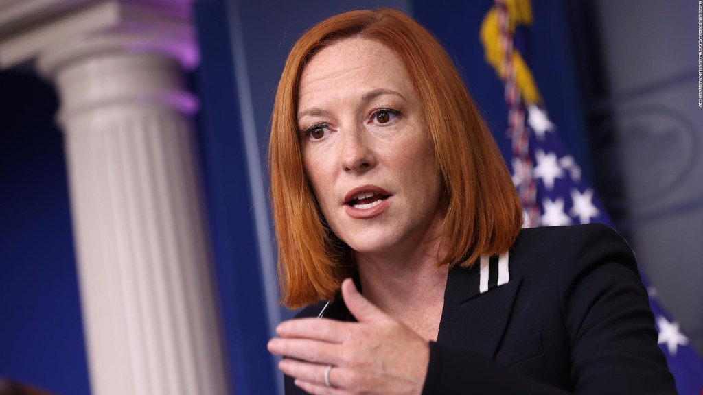 Psaki's response to a man's question about abortion