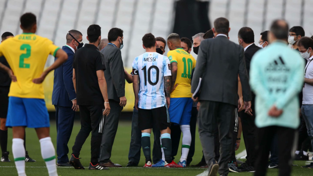 Brasil vs. Argentina: lo que provocó la suspensión