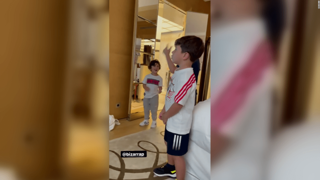 This is how Messi enjoys watching his children dance