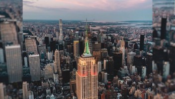 En Nueva York la bandera mexicana ilumina el Empire State