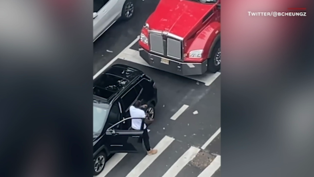 El divertido desenlace en un incidente de tráfico en Nueva York
