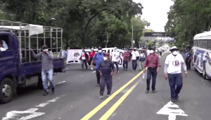 Protestan en El Salvador contra medidas de Bukele