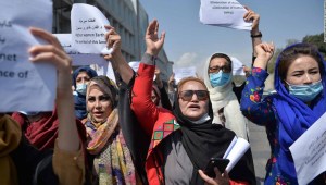 protesta mujeres Afganistán