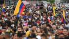 Perdió a su hijo durante protesta en Colombia