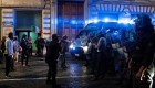 Violentas protestas antivacunas en Roma