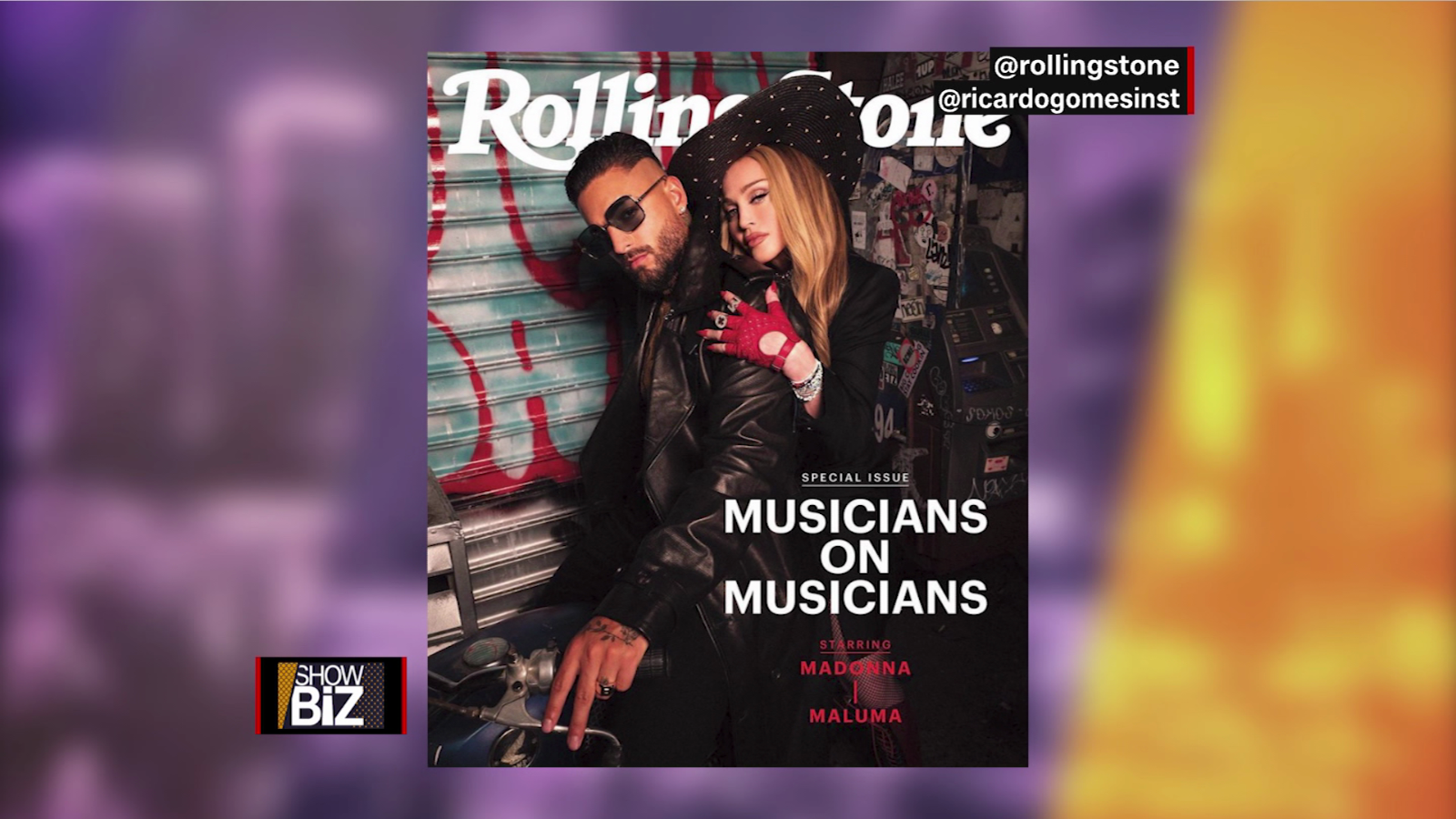 Madonna y Maluma son la portada de la revista Rolling Stone