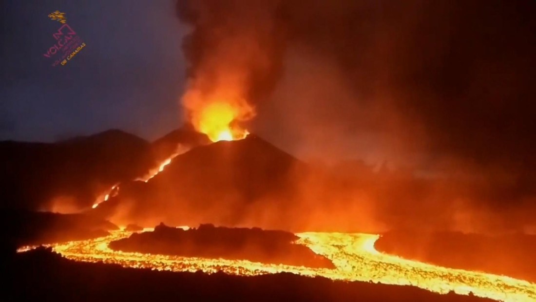 Escucha cómo ruge el volcán en La Palma