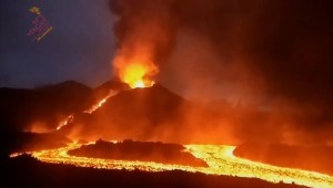Escucha cómo ruge el volcán en La Palma