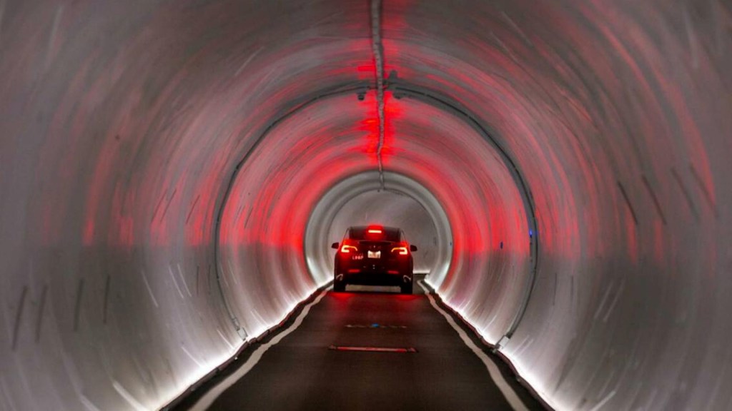 Así serán los túneles de Elon Musk bajo Las Vegas