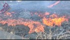"Alfombra de lava" avanza en La Palma