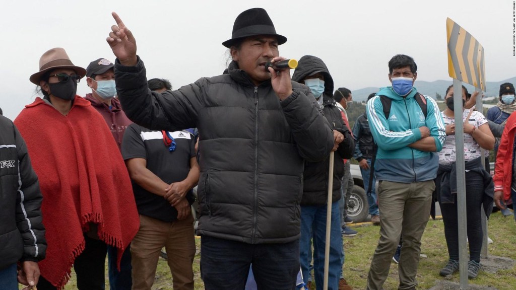 Indigenous leader denies intention to destabilize the Government