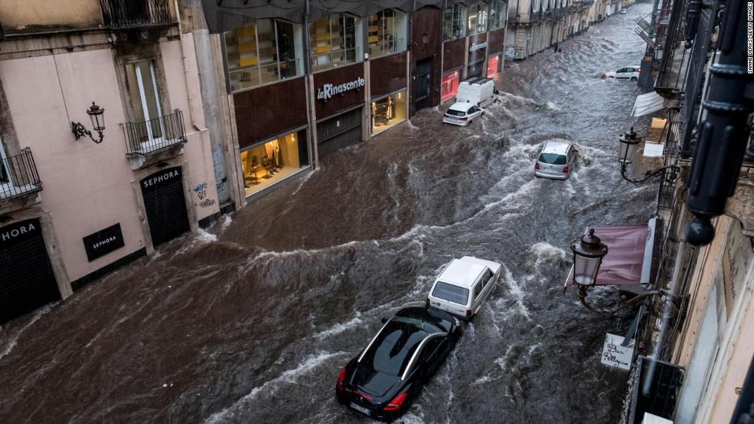Catania inundaciones