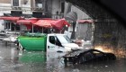 Caos en Italia tras intensas inundaciones
