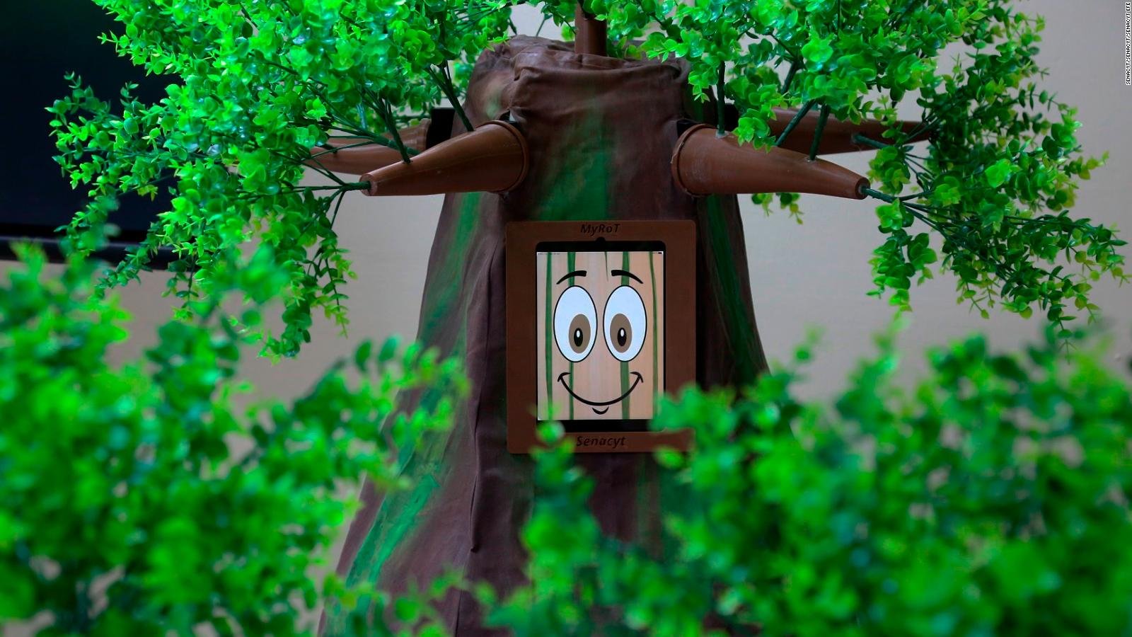 Un ‘árbol robot’ ayuda a niños con autismo en Panamá
