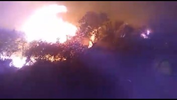 Ola de incendios en Córdoba, el video es impactante