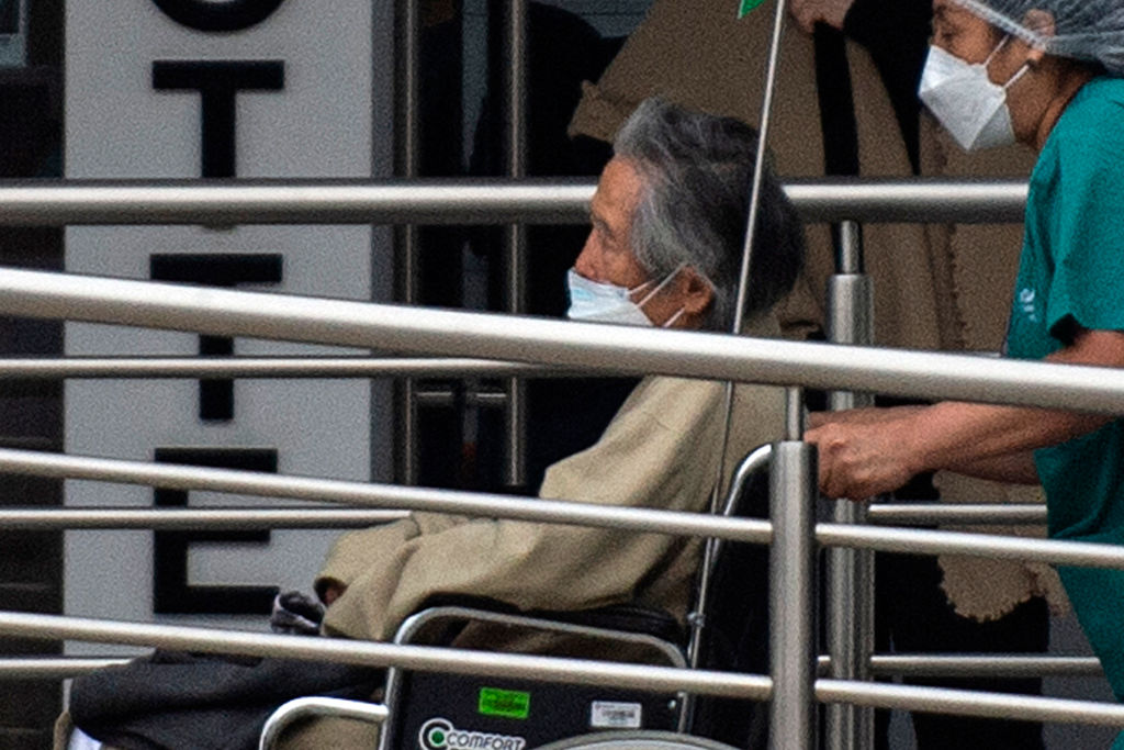 Perú fue trasladado a un hospital Alberto Fujimori
