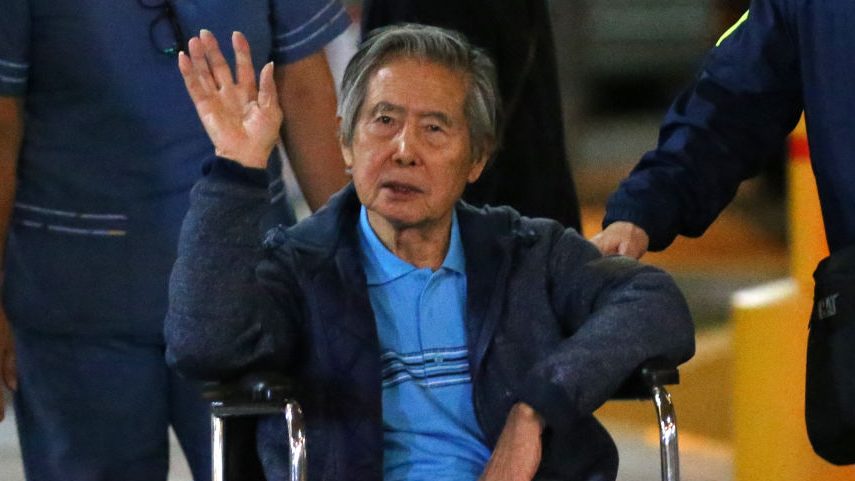 Sale de prisiÃ³n Alberto Fujimori, expresidente de PerÃº, condenado por violaciones a los derechos humanos