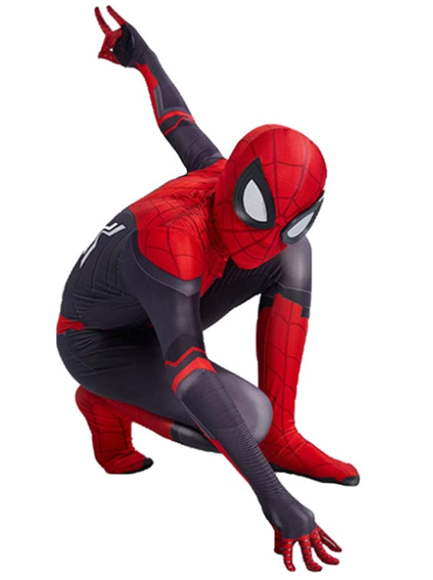 Spiderman Niños Niños Adulto Superhéroe juegos con disfraces Disfraz Festival Vestidos de Fiesta de Disfraces 