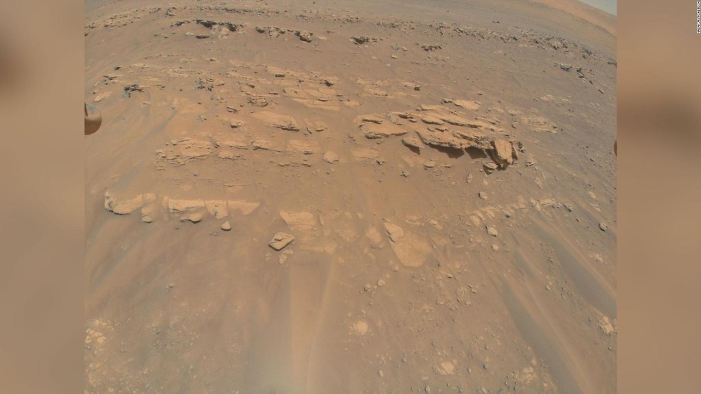 Las imágenes más detalladas del helicóptero de la NASA en Marte