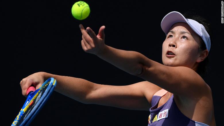 La tenista de China Peng Shuai