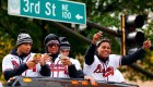 Big Party in Atlanta with the Braves Champions Parade |  Video |  CNN
