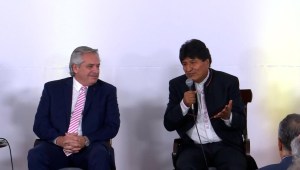 Evo Morales agradece a Alberto Fernández por salvarle la vida
