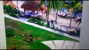 Video del tiroteo aterrador contra dos personas en playa de Quintana Roo